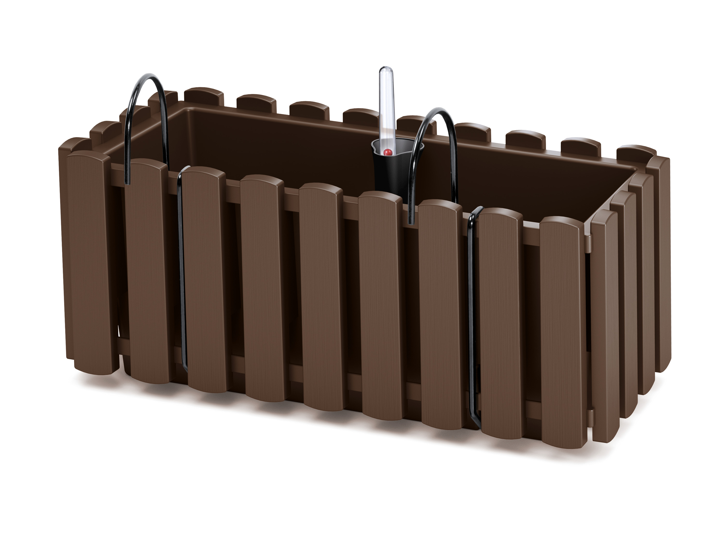 Prosperplast Držák truhlíků na balkon Boardee Fence W (antracitová, 380x180x162)